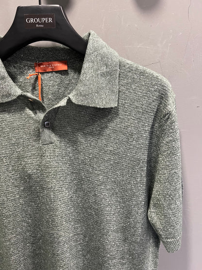 Polo In Lino e Cotone