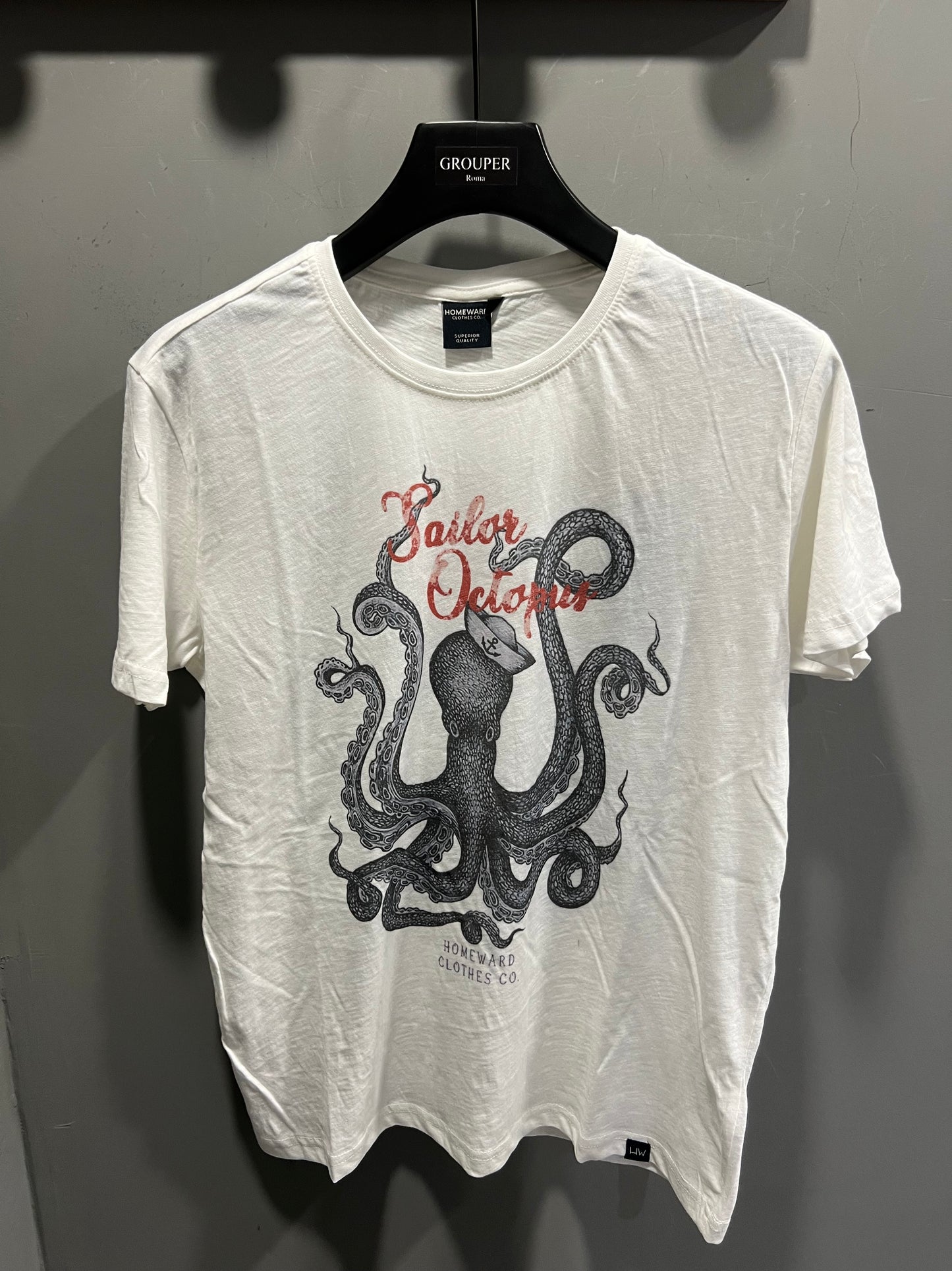 T-shirt Con Grafica Octopus