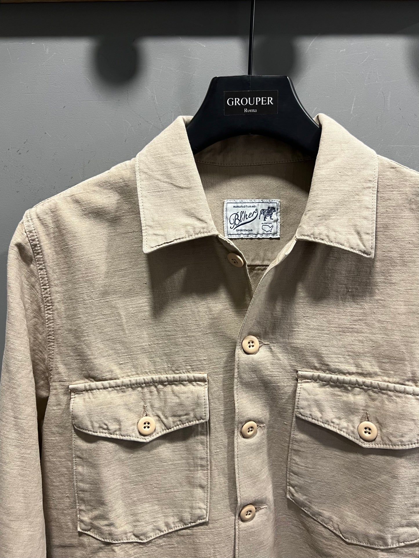 Overshirt Cotone e Lino