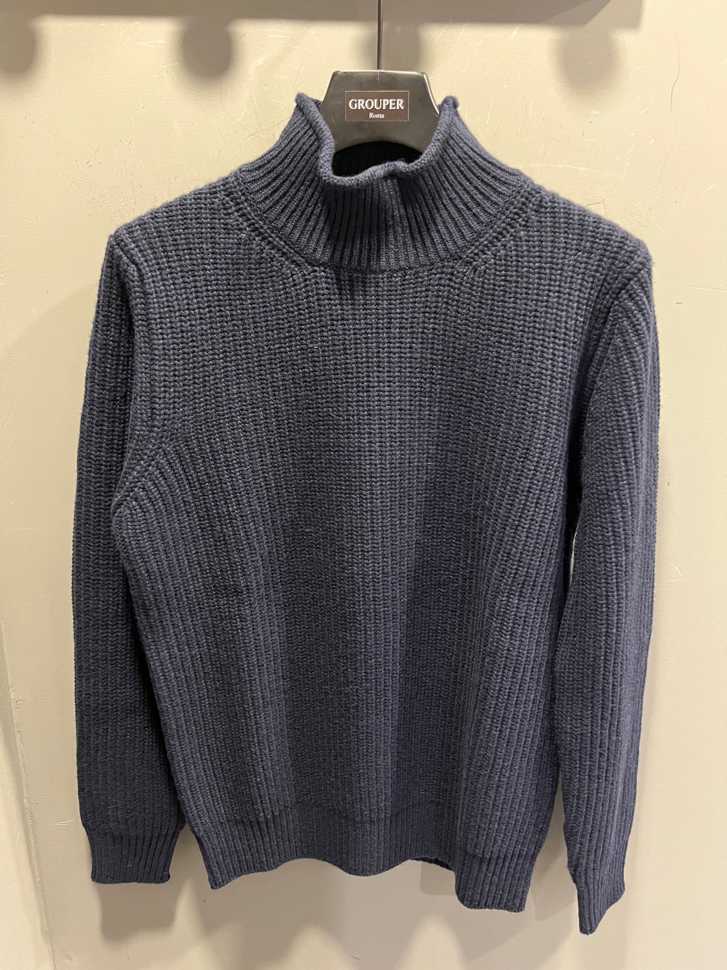 Maglione Costa Inglese Collo Vulcano In Lana e Cashmere