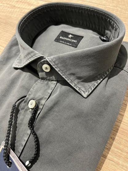 Camicia In Gabardina