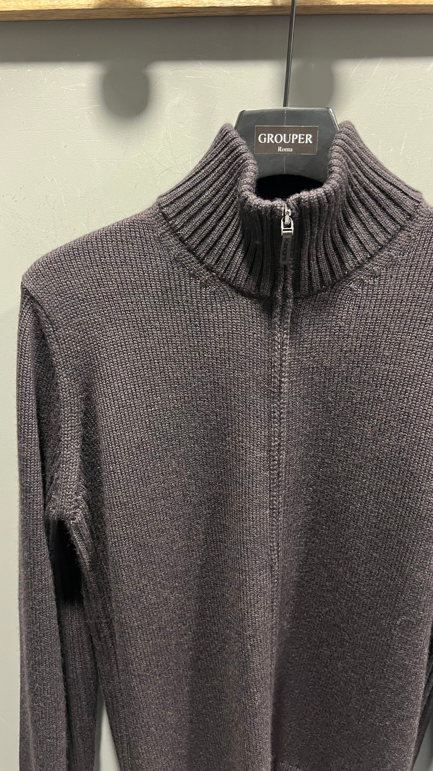 Cardigan Full Zip In Merino F.5